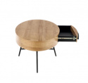 Stolik kawowy \'Sunne\' - Dąb/Czarny