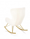 Fotel bujany \'Lummelunda\' - Kremowy/Złoty