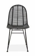 Krzesło ogrodowe \'Solis\' 2 - Czarny rattan