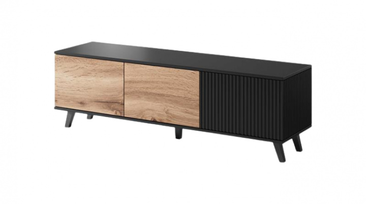 Stolik TV \'Othem\' small - Czarny/Dąb w grupie Meble / Półki i przechowywanie / Stoliki RTV w Reforma (2010001191162)