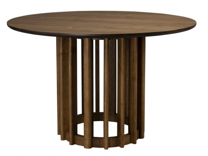 Stół \'Barlet\' Okrągły 120cm - Orzech w grupie Meble / Stoły / Okrągłe stoły w Reforma (2100158)