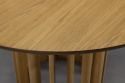 Stół \'Barlet\' Okrągły 120cm - Naturalny
