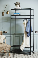 Półka na ubrania \'Malta\' - Czarna