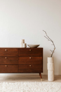 Szafa \'Prime\' 6 szuflad - Orzech/Mosiądz