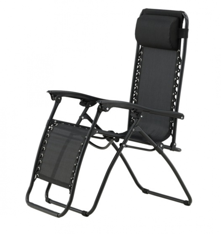 Leżak \'Antibes\' - Czarny w grupie Meble / Meble ogrodowe / Leżaki i leżanki w Reforma (2133-408)
