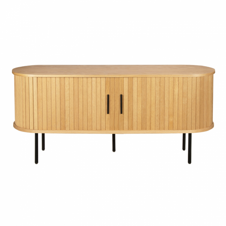 Stolik TV \'Holmvik\' - Naturalny/Czarny w grupie Meble / Półki i przechowywanie / Stoliki RTV w Reforma (2251-natur-svart)