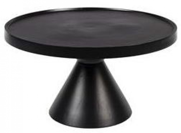 Stolik kawowy/Stolik boczny \'Floss\' Okrągły 60cm - Czarny w grupie Meble / Stoły / Stolik kawowy w Reforma (2300233)