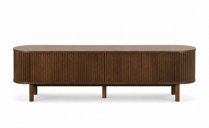 Szafka RTV \'Myshult\' 200x40cm - Orzech w grupie Meble / Półki i przechowywanie / Stoliki RTV w Reforma (2373-1-walnut)