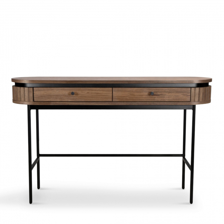 Biurko \'Kärra\' - Orzech/Czarny w grupie Meble / Stoły / Biurka w Reforma (2378-walnut-svart)