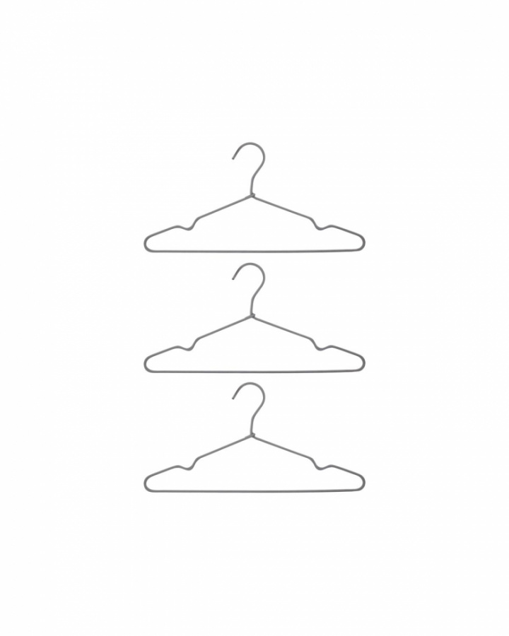 Wieszak \'Wire\' 3-pak - Jasnoszary w grupie Meble / Półki i przechowywanie / Wieszaki na ubrania w Reforma (262000011)