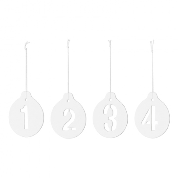 Ozdoba świąteczna \'Etykieta\' - Biała w grupie Wystrój / Dekoracja / Dekoracje świąteczne w Reforma (27100136)