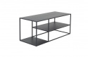 Stolik kawowy \'Staal\' 120x50cm - Czarny