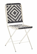 Krzesło \'Cotton\' - Biały/Czarny