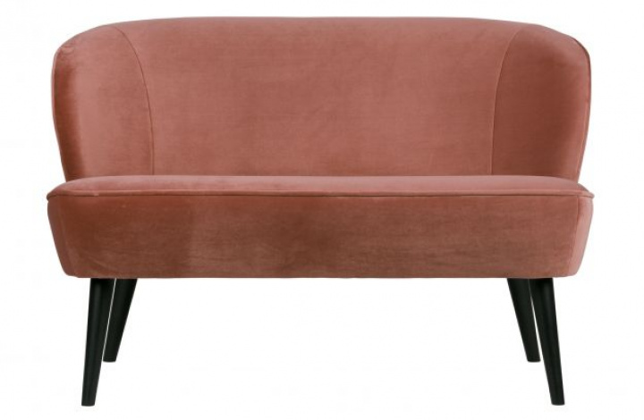 Sofa \'Sara\' - Różowy/Samet w grupie Meble / Sofy / Sofy dwuosobowe w Reforma (340443-31)