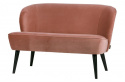Sofa \'Sara\' - Różowy/Samet