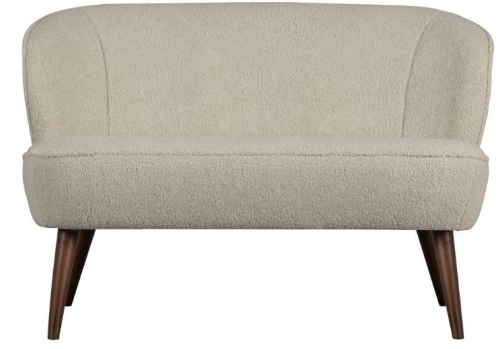 Sofa \'Sara\' - Kość słoniowa/Samet w grupie Meble / Sofy / Sofy dwuosobowe w Reforma (340443-T)