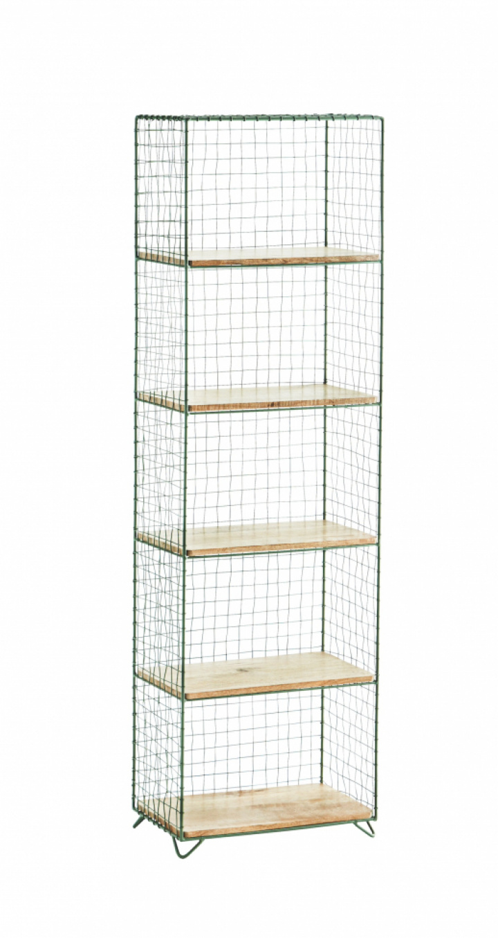 Półka \'Iron\' - Zielona/naturalna w grupie Meble / Półki i przechowywanie w Reforma (35587GRN)