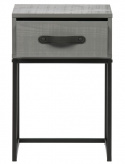 Stolik nocny \'Morris\' - Szary