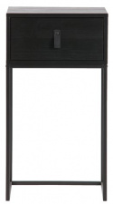 Stolik nocny \'Zola\' z szufladą - Czarny