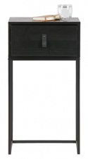 Stolik nocny \'Zola\' z szufladą - Czarny