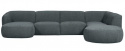 Sofa prawy \'Polly\' - Niebiesko/Zielony