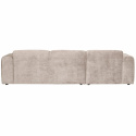 Sofa \'Cloud\' 3-osobowa z chaise longue lewa - Szara