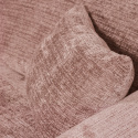 Sofa \'Cloud\' 3-osobowa z chaise longue lewa - Brązowo-różowa