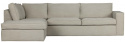 Sofa \'Freddie\' 4-osobowa - Szara