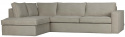 Sofa \'Freddie\' 4-osobowa - Szara