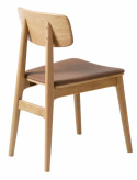 Krzesło \'Garde\' - Dąb/Brązowe