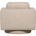 Fotel obrotowy \'Lazy\' - Beżowy bouclé