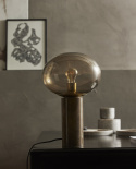 Lampa stołowa \'Bes\' - Smoked/Mosiądz