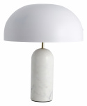 Lampa stołowa \'Atlas\' - Biała/Marmur