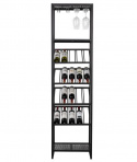Witryna na wino \'Cantor\' S - Czarny