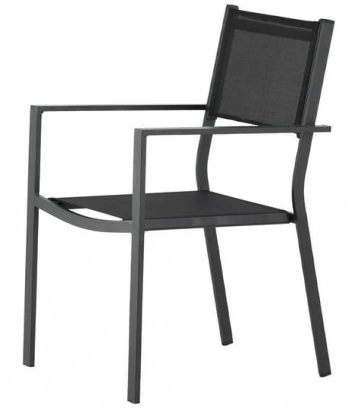 Krzesło \'Charlotte\' - Czarne w grupie Meble / Meble ogrodowe / Krzesła ogrodowe w Reforma (4231-408)