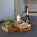 3-pak Taca \'Faro\' - Teak/Natur