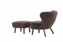 Fotel \'Delsbo\' - Brązowy