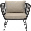Fotel \'Mundo\' - Czarny/Beżowy