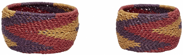 Zestaw 2 małych koszy \'Color\' - Multi w grupie Meble / Półki i przechowywanie / Małe przechowywanie w Reforma (511104)