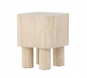 Stolik boczny \'Tusa\' 40x40cm - Beżowy