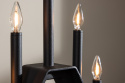 Świecznik adwentowy \'Norrlund\' - Czarny