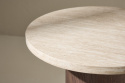 Stolik kawowy \'Noli\' Okrągły 50cm - Beżowy