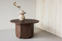 Stolik kawowy \'Björkvik\' Okrągły 80cm - Zamsz