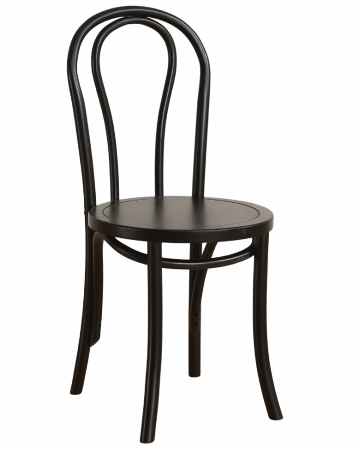 Krzesło \'Bistro\' - Drewno/Czarny w grupie Meble / Meble do siedzenia / Krzesła w Reforma (64015-black)