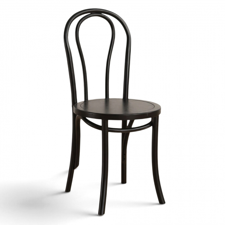 Krzesło \'Bistro\' - Drewno/Czarny w grupie Meble / Meble do siedzenia / Krzesła w Reforma (64015-black)