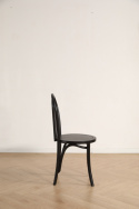 Krzesło \'Bistro\' - Drewno/Czarny