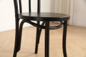 Krzesło \'Bistro\' - Drewno/Czarny