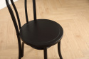 Krzesło \'Bistro\' - Drewno/Czarny