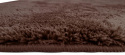 Dywan \'Aranga Super Soft\' 60x120cm - Ciemnobrązowy