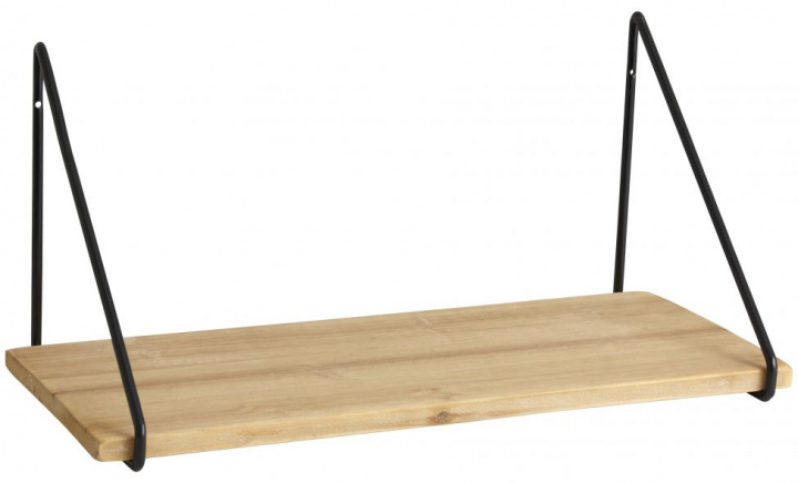 Półka ścienna \'VICO\' - Naturalny/Czarny w grupie Meble / Półki i przechowywanie / Półki ścienne w Reforma (6958)